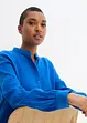 Lange mousseline blouse van katoen, bonprix