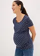 Zwangerschapsshirt (set van 2) met biologisch katoen, bonprix