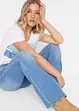 Comfort stretch jeans, bootcut, mid waist, bonprix