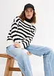 Boxy trui in ajour, bonprix