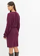 Gebreide jurk met V-hals, bonprix