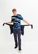 Sweater met capuchon en ritssluiting, bonprix