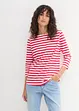 Shirt met 3/4 mouwen en boothals, bonprix