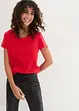 Shirt met ronde hals (set van 5), korte mouw, bonprix
