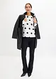 Longsleeve van gestructureerde crêpe, bonprix