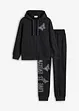 Meisjes joggingpak met capuchon (2-dlg. set), bonprix