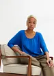Oversized shirt in een viscosemix, bonprix