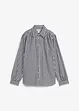 Oversized geruite blouse met pofmouwen, bonprix
