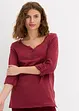 Shirt met knoopsluiting van biologisch katoen, bonprix
