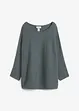 Geribde oversized trui van viscosemix, bonprix