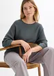 Geribde oversized trui van viscosemix, bonprix