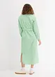 Gestreepte blousejurk met strikceintuur, bonprix