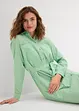 Gestreepte blousejurk met strikceintuur, bonprix