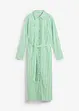 Gestreepte blousejurk met strikceintuur, bonprix