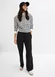 Jersey broek van stevige interlock, bonprix