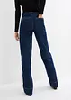 Wide leg stretch jeans mid waist, bonprix