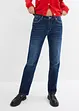 Straight stretch jeans mid waist, bonprix