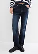 Straight stretch jeans mid waist, bonprix