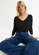 Oversized shirt van soepelvallend viscose, bonprix