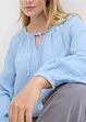Mousseline blouse van katoen, bonprix