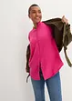 Lange mousseline blouse van katoen, bonprix