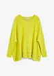 Poncho trui met eyelets, bonprix