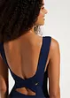 Corrigerend badpak met V-hals, sterk corrigerend, bonprix