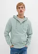 Sweater met capuchon en ritssluiting, bonprix