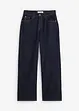 Meisjes wide leg jeans met mid waist, bonprix