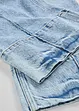 Wide leg jeans mid waist, cropped, bonprix
