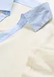 Fijn gebreide trui met blouse-inzet, bonprix
