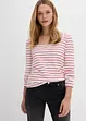 Longsleeve met vierkante halslijn, bonprix