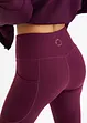 Comfort sportlegging met telefoonzak, sneldrogend, bonprix