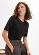 Elastisch shirt met halflange mouwen, bonprix