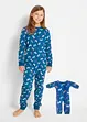 Pyjama onesie en poppen onesie van biologisch katoen (2-dlg. set), bonprix