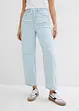 Balloon jeans high waist, super zacht, cropped, bonprix