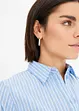 Gestreepte blouse met ceintuur, bonprix