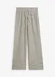 Gestreepte jersey broek met koord, bonprix