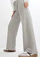 Gestreepte jersey broek met koord, bonprix
