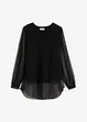 Trui met chiffon mouwen, bonprix