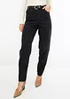Barrel twill broek met riem, bonprix
