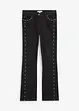 Straight stretch jeans mid waist, bonprix