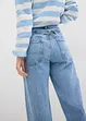 Wide leg jeans, mid waist, bonprix