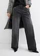 Wide leg jeans, mid waist, bonprix