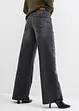 Wide leg jeans, mid waist, bonprix