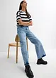 Wide leg jeans, mid waist, bonprix