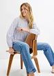 Lange blouse van katoen-popeline, bonprix
