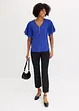 Shirt met chiffon mouwen, bonprix
