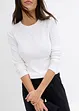 Geribd shirt met biologisch katoen (set van 2), bonprix