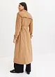 Lange trenchcoat met tailleriem, bonprix